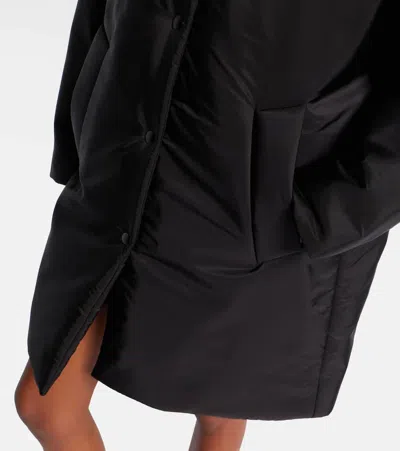 Prada Re-nylon Raincoat In Black