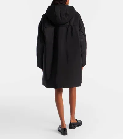 Prada Re-nylon Raincoat In Black