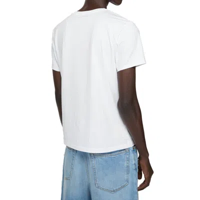 Acne Studios Men T-shirt In Cotone Con Logo In White