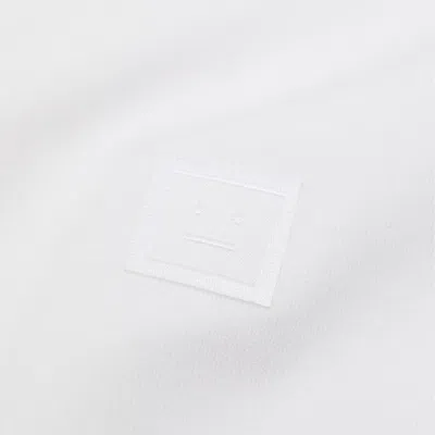 Acne Studios Men T-shirt In Cotone Con Logo In White