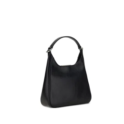Balenciaga Bb Soft Lambskin Leather Hobo Bag In Black