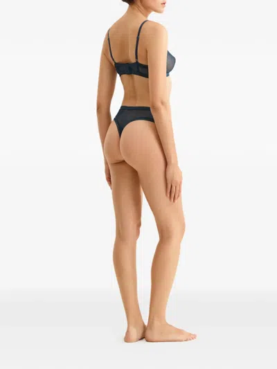 Eres Sheer-effect Triangle Bra In Blue