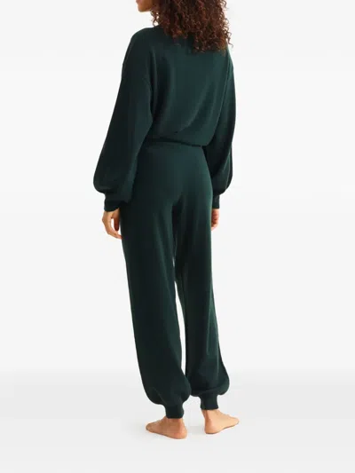 Eres Colorama Maille Famous Wool And Cashmere-blend Sweater In Green