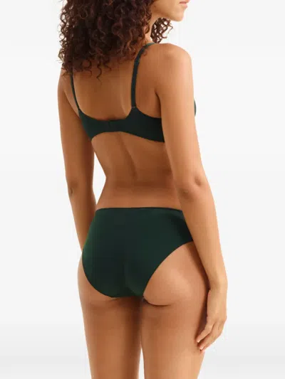 Eres Lydia Soyeuse Wireless Triangle Bra In Green