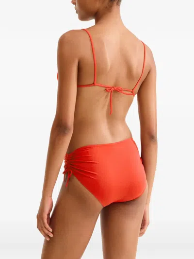 Eres Sofia High Waisted Brief Bikini Bottom In Orange