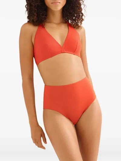 Eres Triangle Bikini Top In Orange