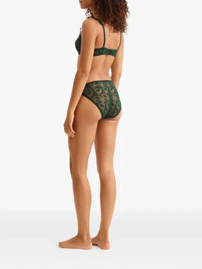 Eres Printanière Underwire Triangle Bra In Green