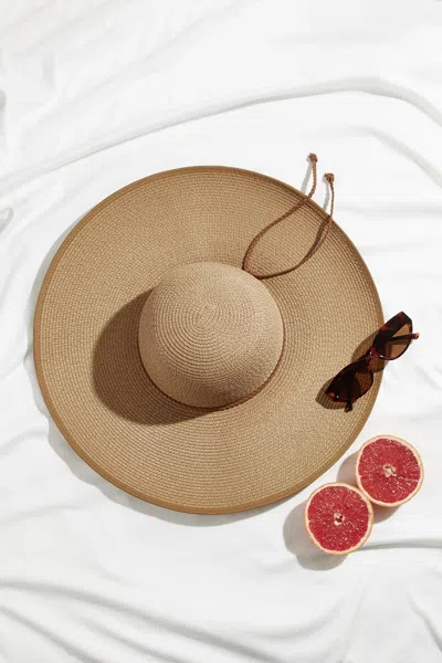 Cupshe Sun Washed Straw Hat In Brown