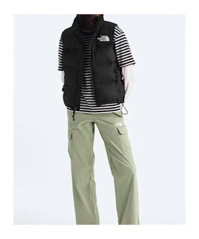 The North Face 1996 Retro Nuptse High-neck Vest In Animal Print