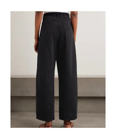 Rohe High-rise Wide-leg Jeans In Black
