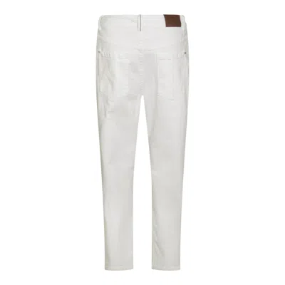 Brunello Cucinelli Multi-pocket Jeans In White