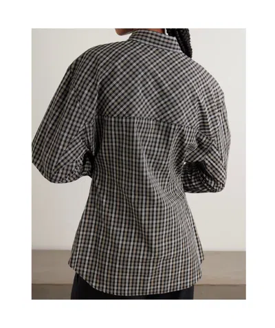 Rohe Multicolor Cotton Pattern Shirt In Black