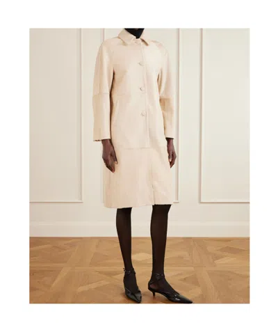 Nour Hammour Patchwork Coat In Pink