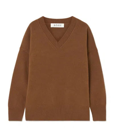 Rohe Wool-blend Sweater In Brown