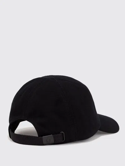 Fred Perry Logo Embroidered Baseball Cap In Black