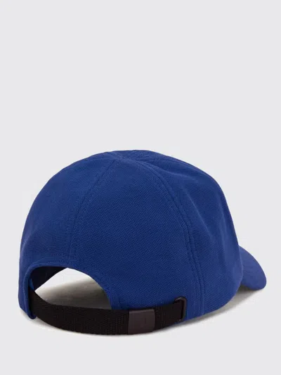 Fred Perry Logo Embroidered Baseball Cap In Blue
