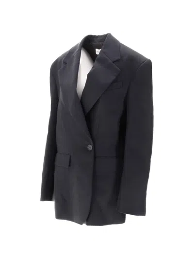 P.a.r.o.s.h Raisa25 Tailored Jacket Front Pockets In Animal Print