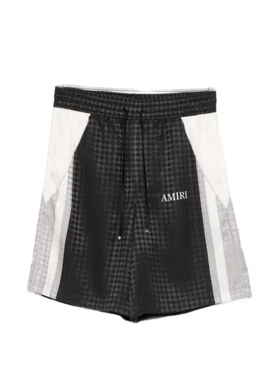 Amiri Quad Panel Side Stripe Tailored Shorts In Multi