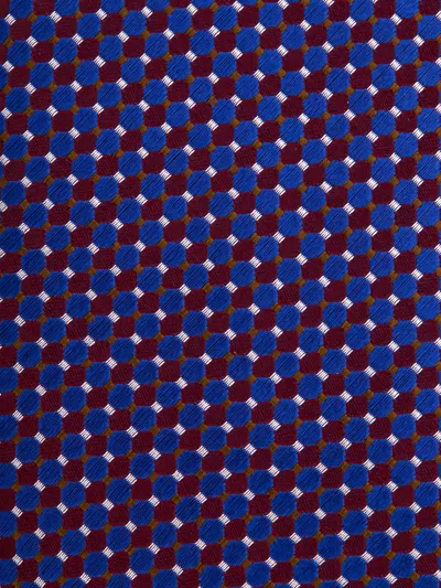 Eton Patterned Tie In Purple