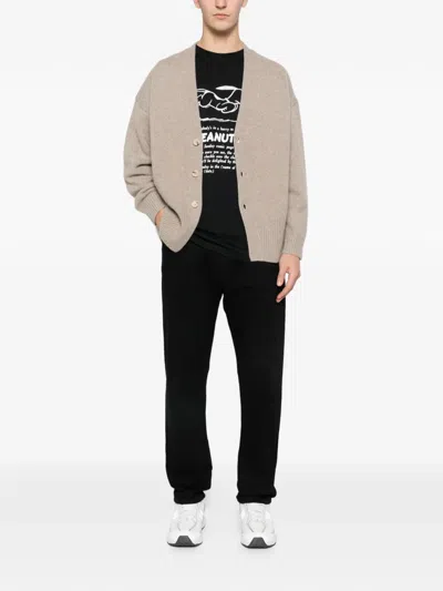 Iceberg Peanuts Print T-shirt In Black