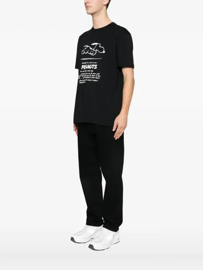 Iceberg Peanuts Print T-shirt In Black