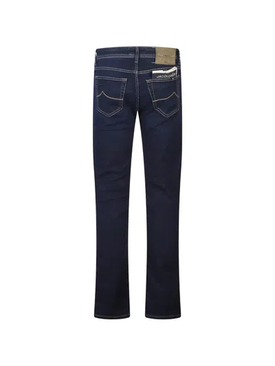 Jacob Cohen Belt-loop Jeans In Blue