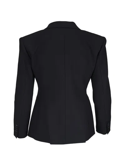 Lafayette 148 Buttoned Tailored Blazer In Black
