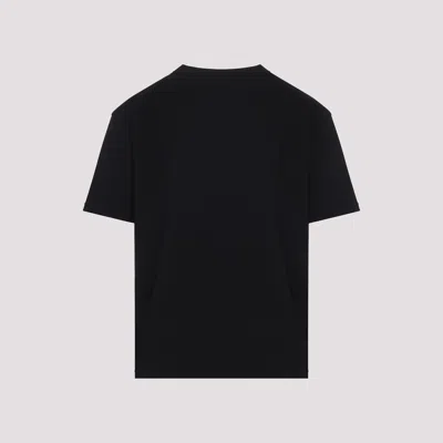 Valentino Crew Neck Short Sleeve T-shirt Design In Black
