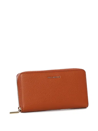 Coccinelle Zip Leather Wallet In Pattern