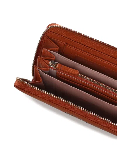 Coccinelle Zip Leather Wallet In Pattern