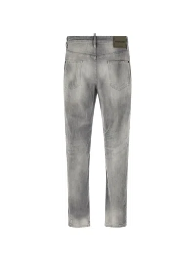 Dsquared2 642 Jeans Light Wash Grey In Gray