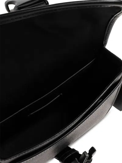 Coach League Logo-patterned Shoulder Bag In Black