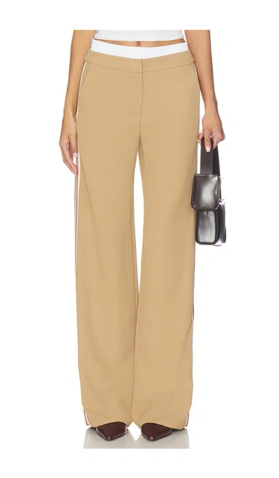 Veronica Beard Eugene Pant In Brown