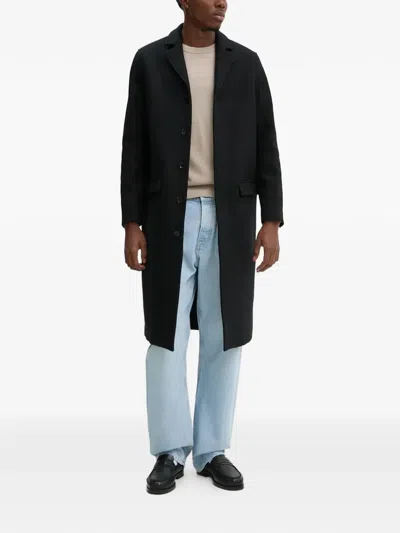 Samsoe & Samsoe Satesfa Button Coat In Black