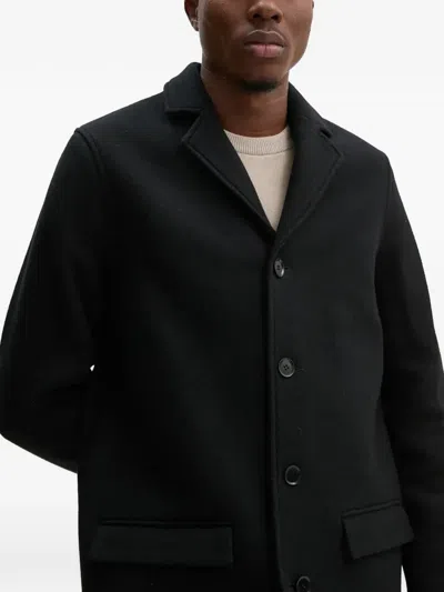 Samsoe & Samsoe Satesfa Button Coat In Black