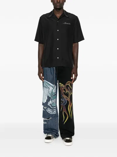 Amiri Printed Jeans In Multi