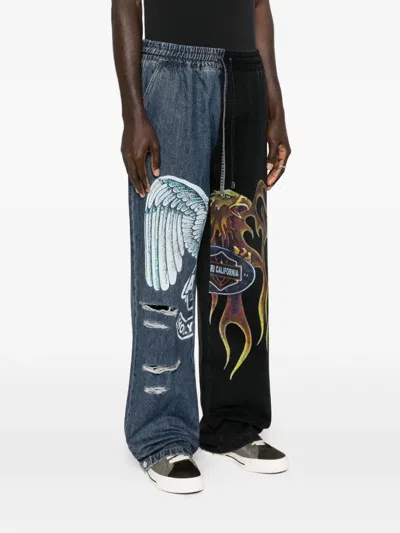 Amiri Printed Jeans In Multi