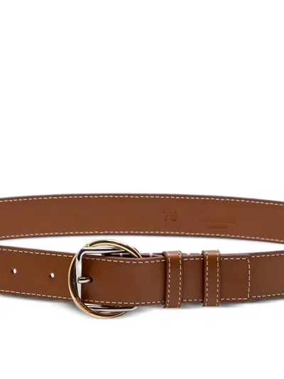 Jacquemus Le Ceinture Salon Leather Belt In Brown