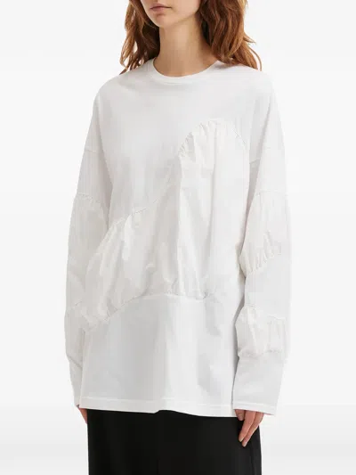 Enföld Gathered Panel Top In White