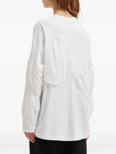 Enföld Gathered Panel Top In White