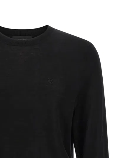 Dsquared2 Logo Embroidery Sweater In Black