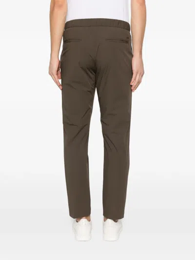 Herno Drawstring Trousers In Brown