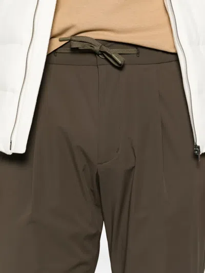 Herno Drawstring Trousers In Brown