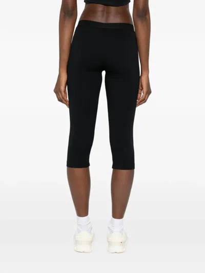 Tom Ford Logo-waistband Trousers In Black