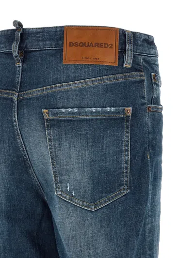 Dsquared2 Stonewashed-effect Straight Jeans In Multi