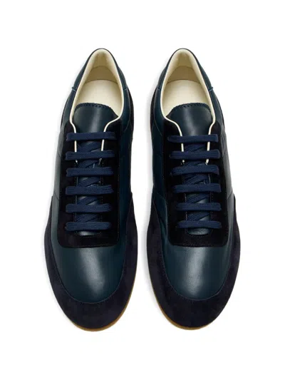Common Projects Minimal Lace-up Sneakers In Blue