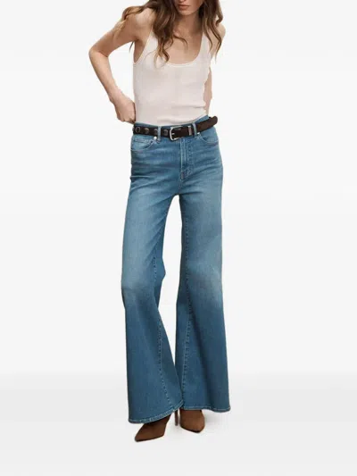 Veronica Beard Joplin Flared Jeans In Blue