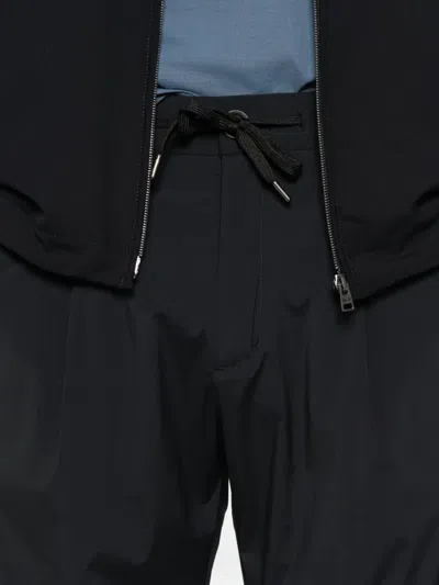 Herno Drawstring Trousers In Black