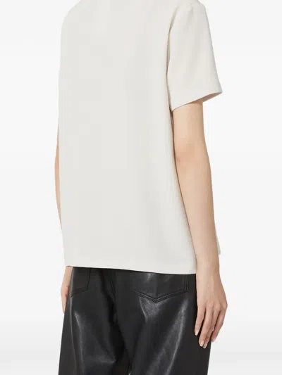Max Mara Short-sleeve T-shirt In White
