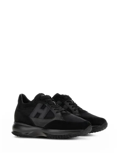 Hogan " Interactive" Sneaker In Black